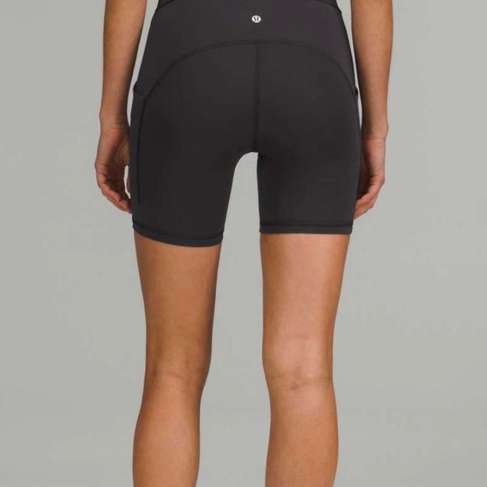 Lululemon Women's Black Biker Shorts High Rise Size 4